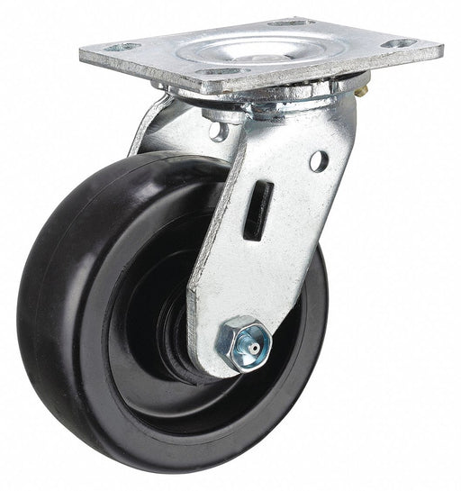 Plate Caster Swivel Nylon 6 1/2 H