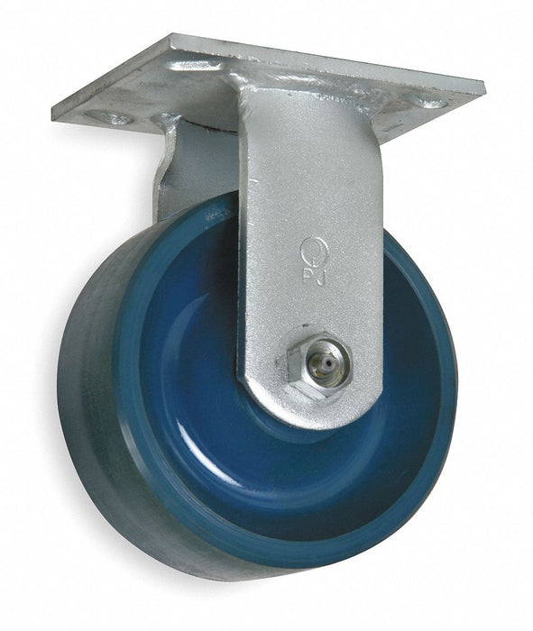 Plate Caster Rigid Polyurethane 9 1/2 H