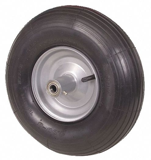 Pneumatic Wheel 13 dia 350lb 4.00-6