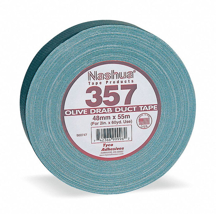 Duct Tape Olive 60 yd L 2-3/4 in W