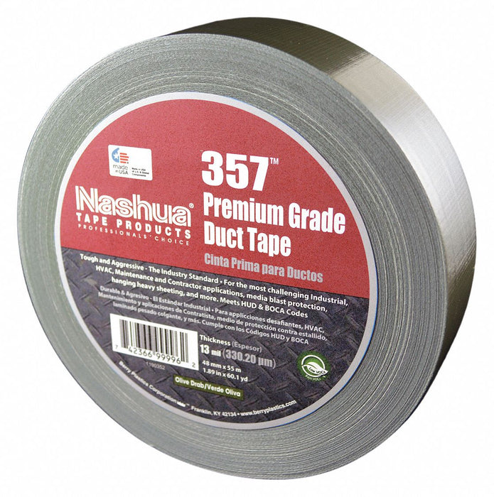 Duct Tape Olive 60 yd L 1-7/8 in W