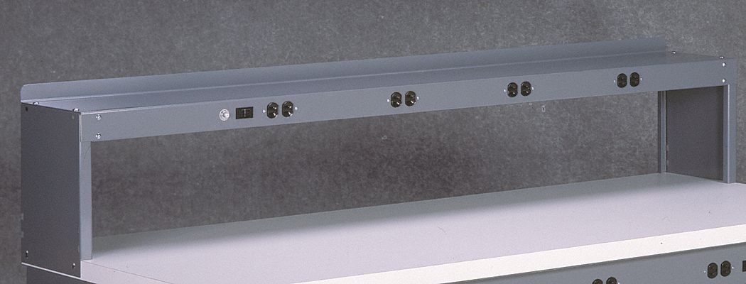 Electrical Shelf Riser 48Wx15Dx18H Gray