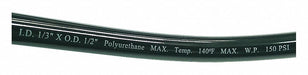 Tubing 1/3In IDx1/2 In OD 100 Ft Black