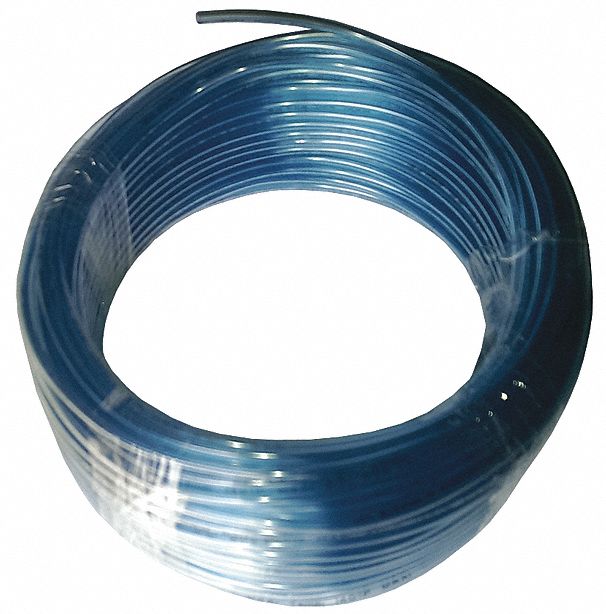 Tubing 2.5 IDx4mm OD 100 Ft Clear Blue