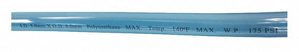 Tubing 5 IDx8mm OD 100 Ft Clear Blue