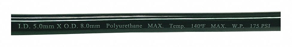Tubing 5 IDx8mm OD 100 Ft Black