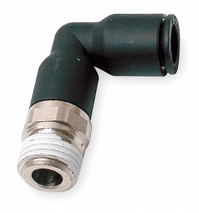Elbow Nylon Push-Fit3/8in MNPT1/4in PK10