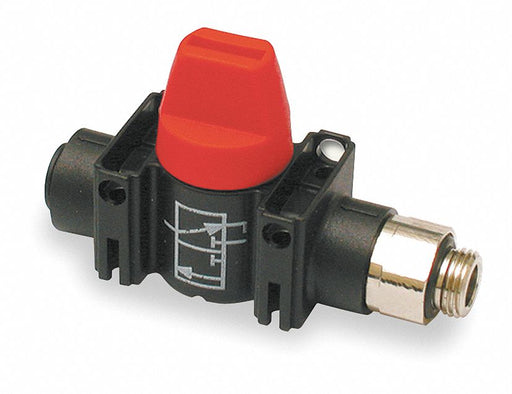 Manual 2-Way Ball Valve NPT Nylon