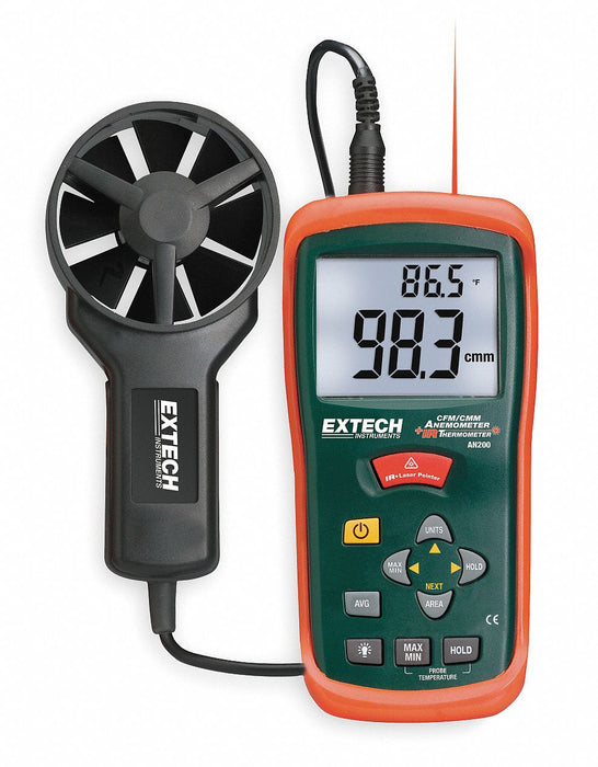 Anemometer 80 to 5 900fpm 14 to 140F