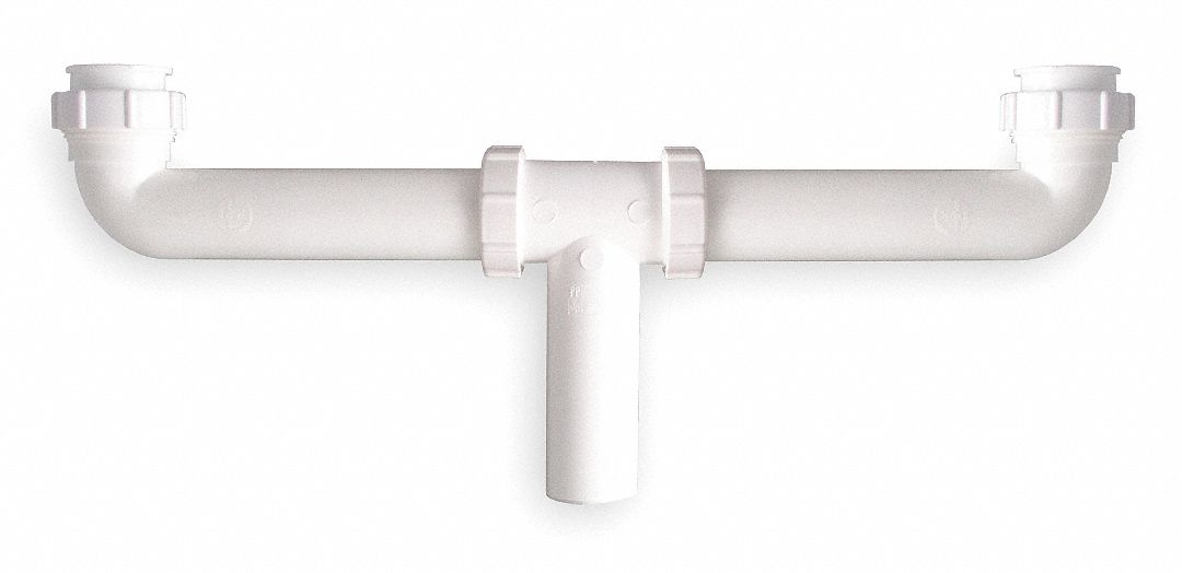 Center Outlet Waste Pipe Dia 1 1/2 In