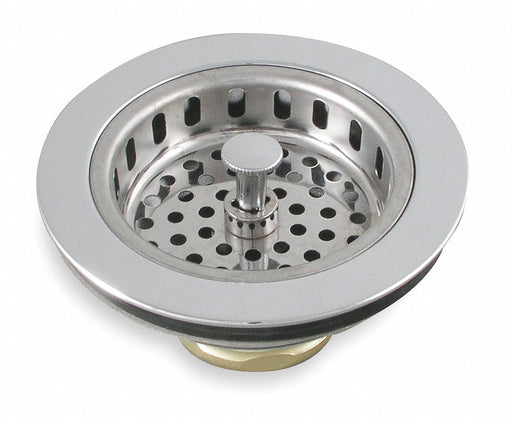 SinkStrainer D3-1/2 to4 Brass Chrome