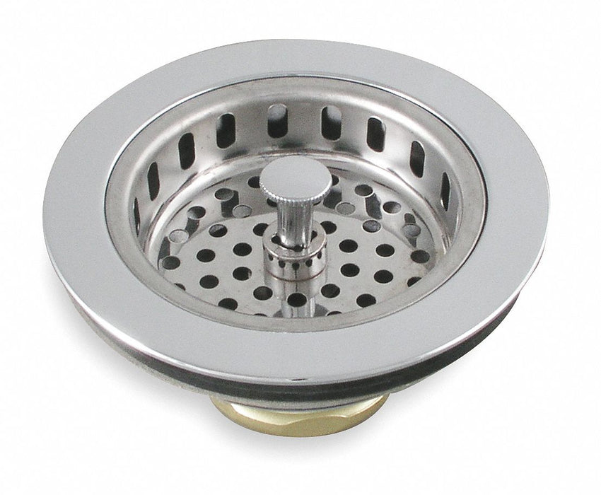 SinkStrainer D3-1/2 to4 Brass Chrome