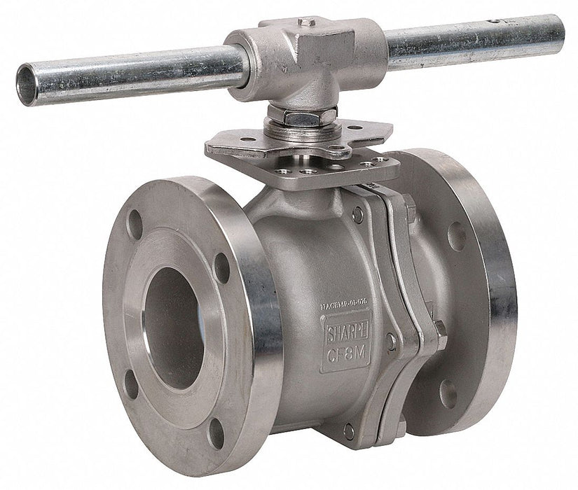 Manual 2-Way Ball Valve Flange 316 SS