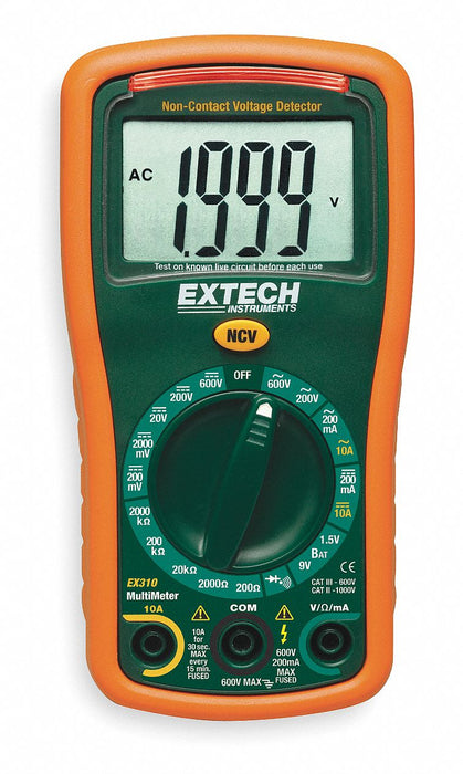 Mini Digital Multimeter 600V 2000 KOhms