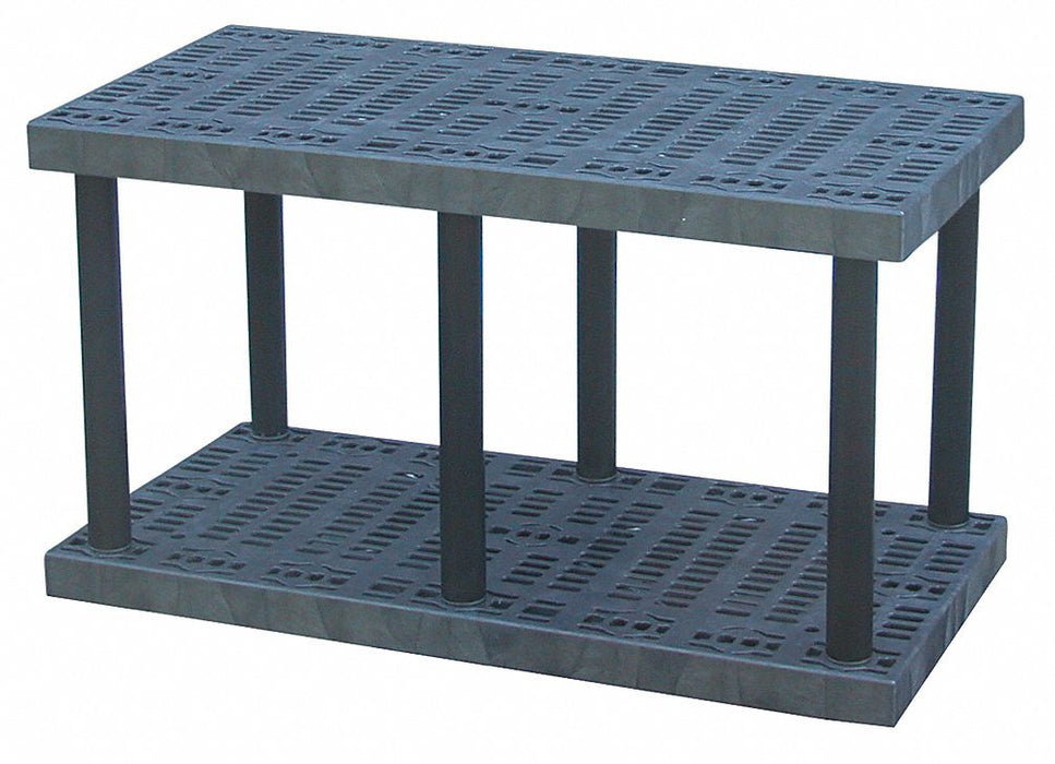 Plstc Shelf 24inx27inx48inShlfLdCp 340lb