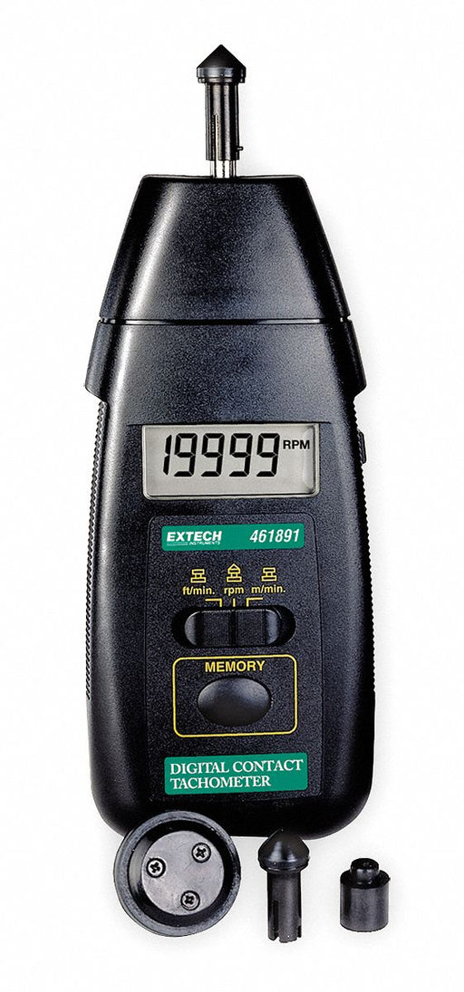 Tachometer +/-0.05% RPM Acc LCD