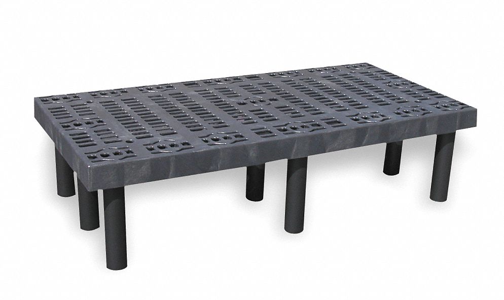 Dunnage Rack 700 lb HDPE 48 W x 24 D