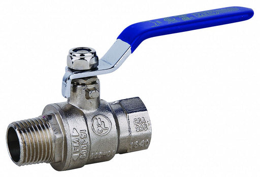 Manual 2-Way Ball Valve NPT Brass