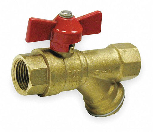 Ball Valve Brass 3/4 In NPT F x F