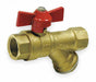 Ball Valve Brass 1/2 In NPT F x F