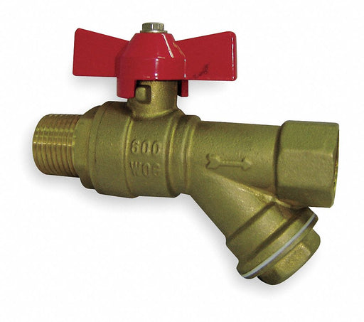 Ball Valve Brass 3/4 In NPT M x F