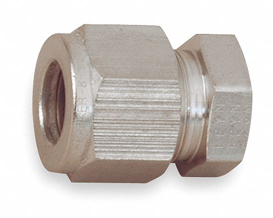 Cap Stainless Steel Compression 1/4 in