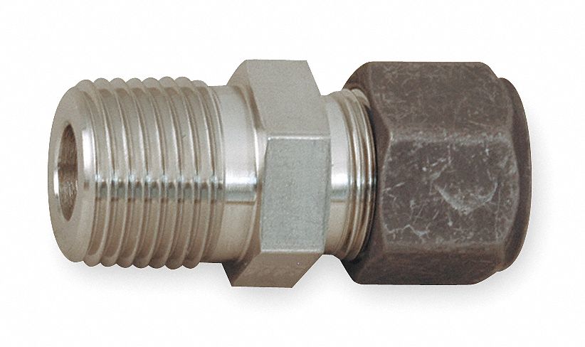 Strt Steel Comp. 5/8 in MNPT 3/4 in