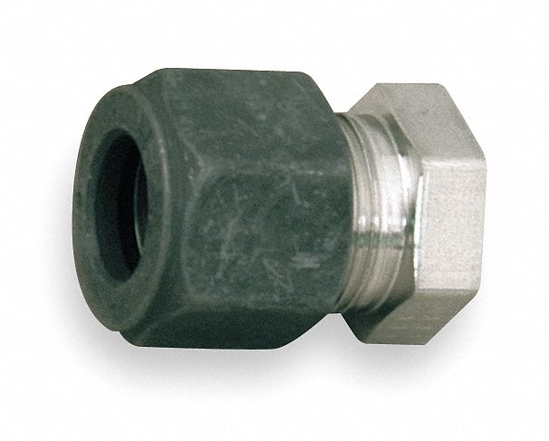 Cap Stainless Steel Compression 3/8 in