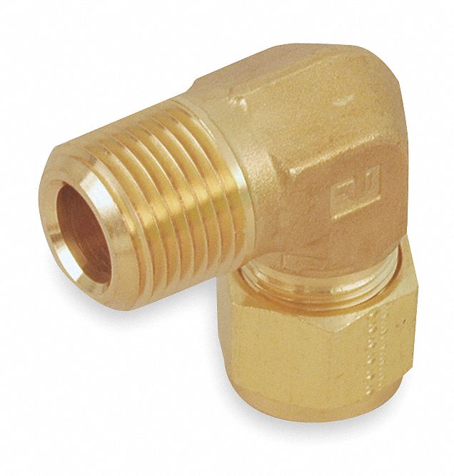 Elbow Brass Comp. 1/2 in MNPT 3/8 in