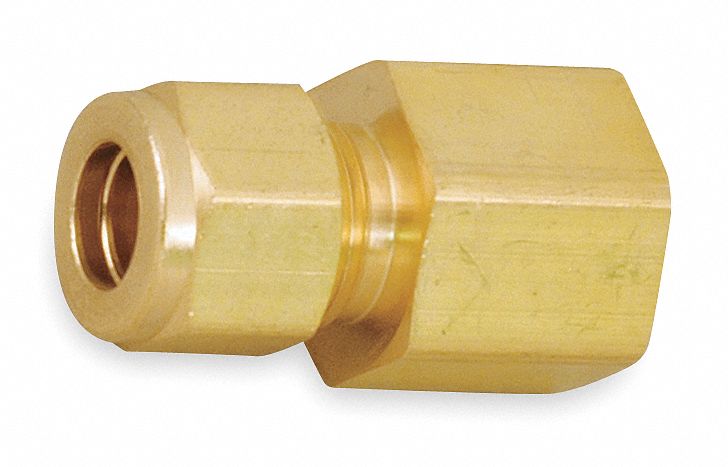 Straight Brass Comp.1/2in FNPT1/2in