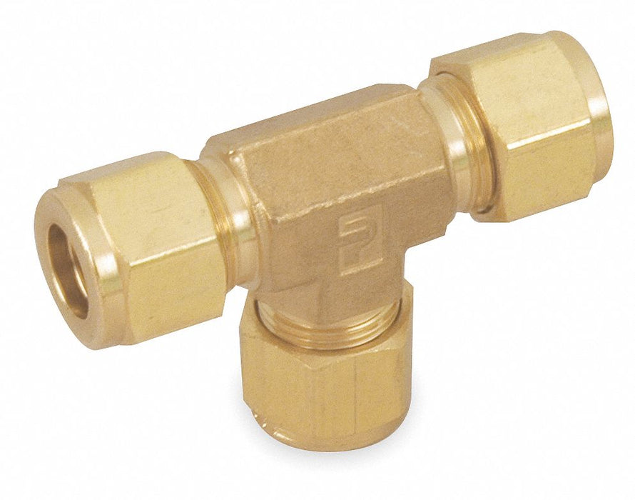 Tee Brass Comp3/8 Comp3/8 Comp3/8 