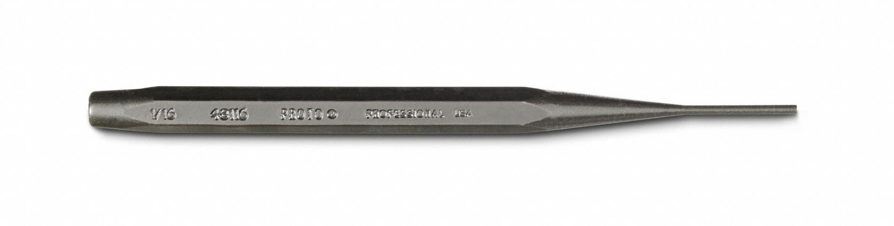 Drive Pin Punch 1/16 x 4 1/8 In