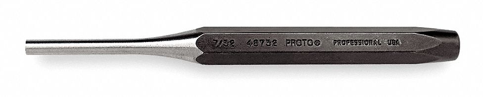 Drive Pin Punch 7/32 x 5-1/2 In