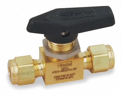 Manual 2-Way Ball Valve Comp Brass