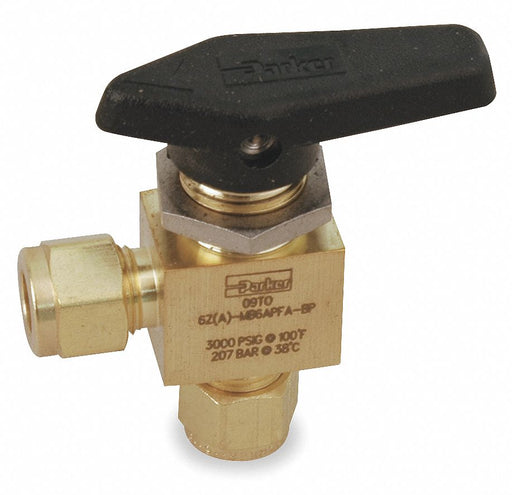 Manual 2-Way Ball Valve Comp Brass