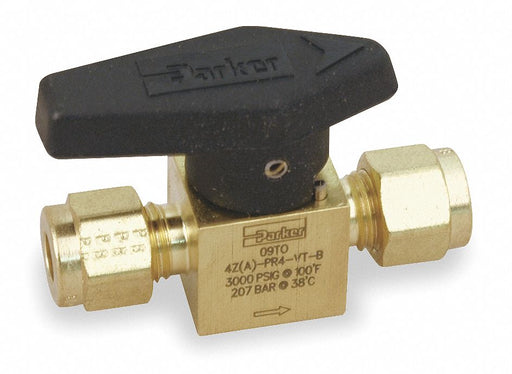 Rotary Plug Valve 3/8 In Brass 1/4 Turn
