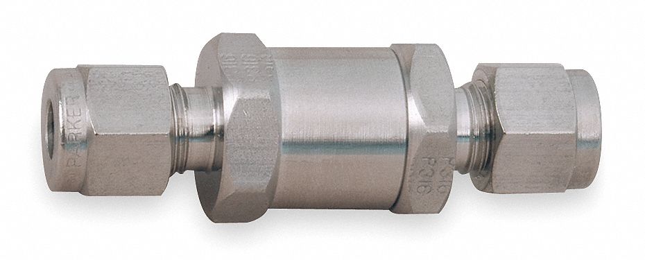 Strt SS Comp. 1/4 in Comp. 3/8 in