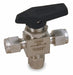 Manual 3-Way Ball Valve 1/8 316 SS