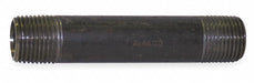 Black Pipe Nipple Threaded 1/2x2-1/2 In