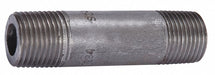 Black Pipe Nipple Threaded 1-1/2x4 In