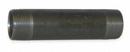 Black Pipe Nipple Threaded 1-1/2x3 In