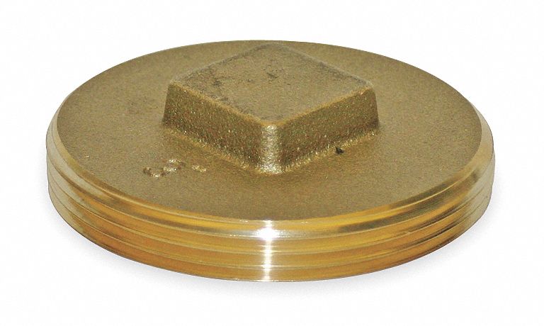 Square Head Plug Brass 4 MNPT Class 125