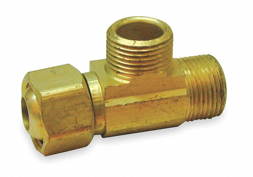 Tee Brass Comp3/8 Comp3/8 Comp3/8 
