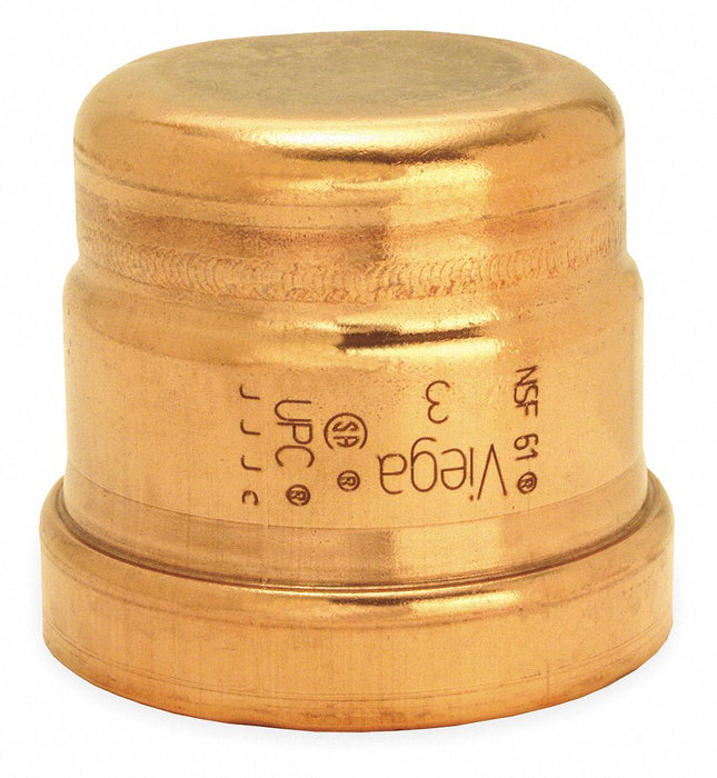 Cap Copper Press-fit 2 1/2 in