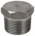 Hex Head Plug 316L SS 3/8 in MNPT