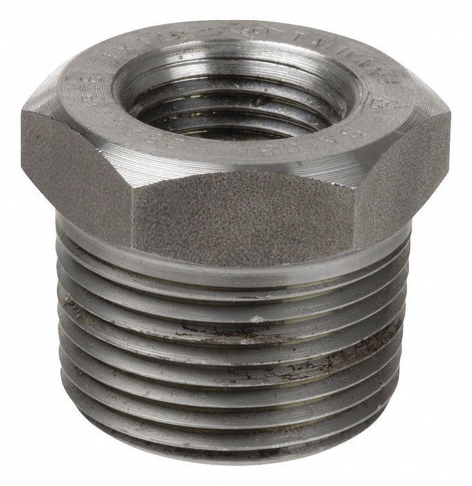 Hex Reducing Bushing 304 SS 3 x 1 1/4 in