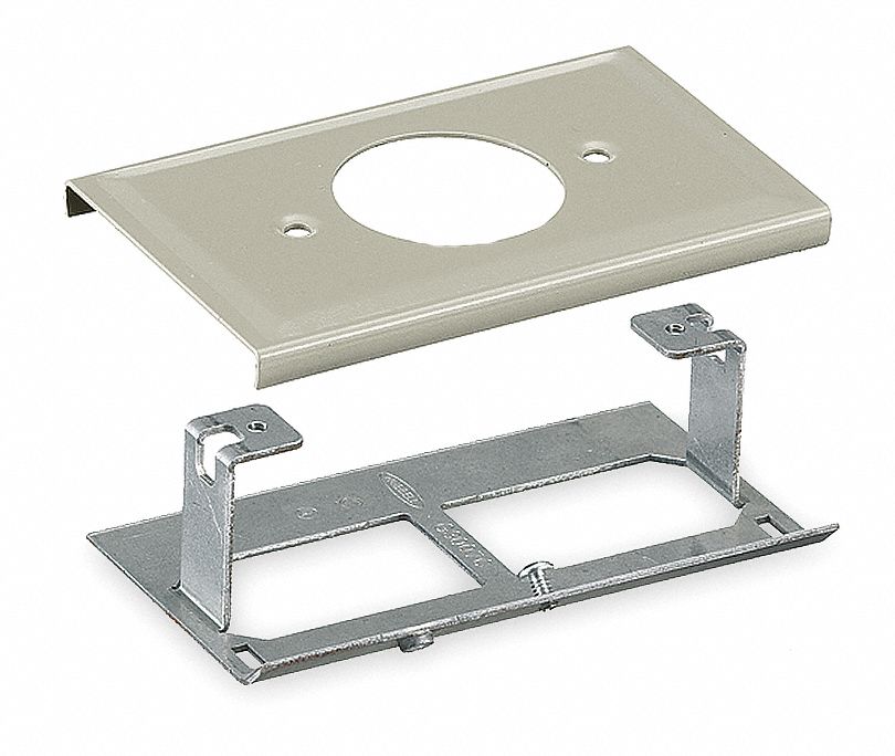 Single Receptacle Cover Ivory