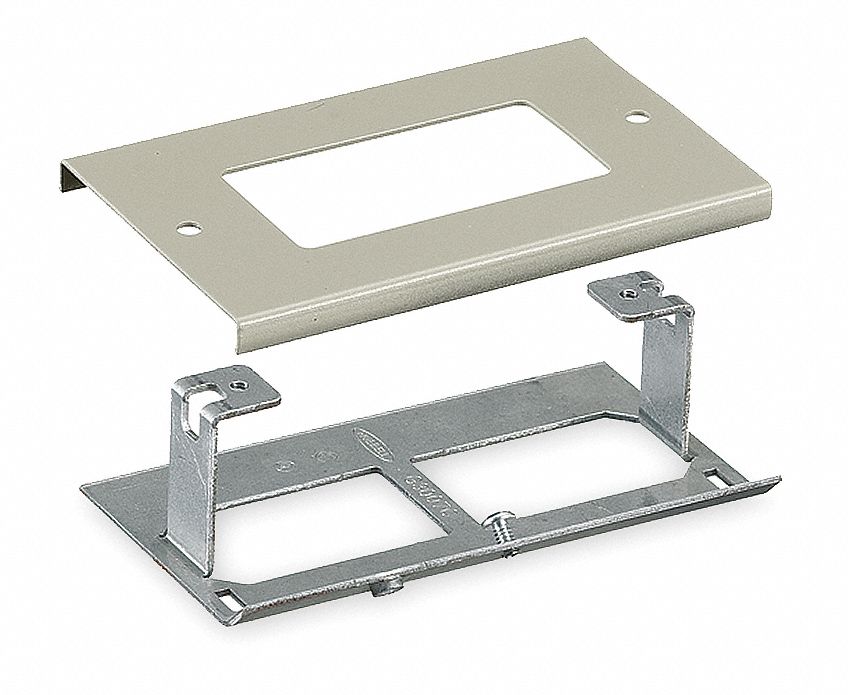 Single Receptacle Cover Gray
