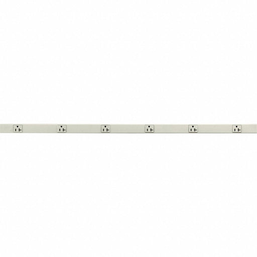 Prewired Raceway 6 Outlets Ivory