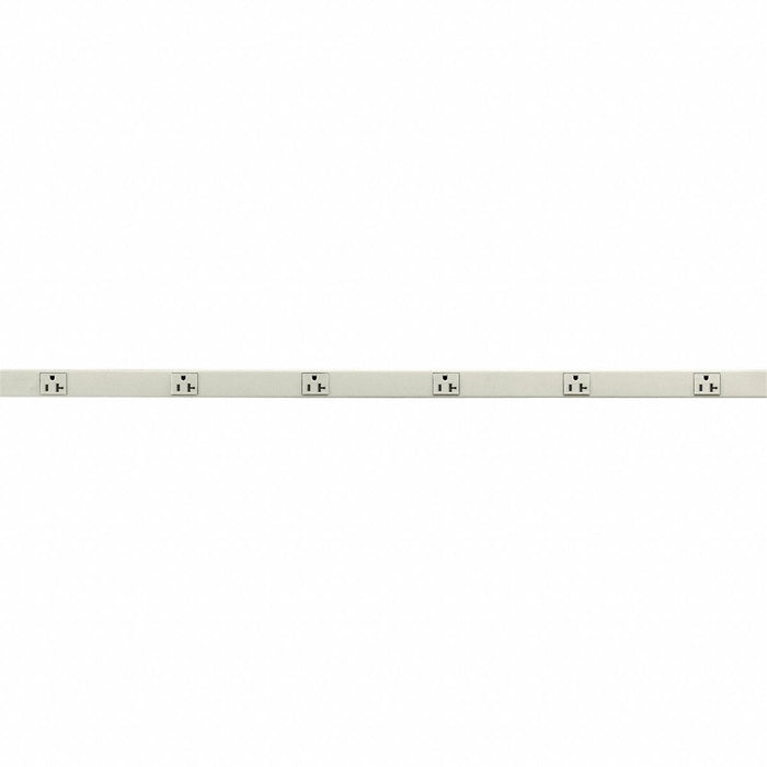 Prewired Raceway 6 Outlets Ivory